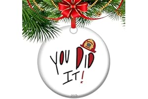 Firefighter Christmas Ornament for Firefighters, Fire Dept Keepsake, First Responder Gifts