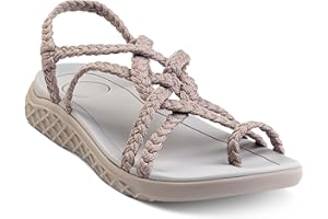 Plaka Explore Walking and Hiking Sandals for Women | Comfortable Summer Sandal with Arch Support | Waterproof Comfy Sandals for Travel, Beach or Poolside