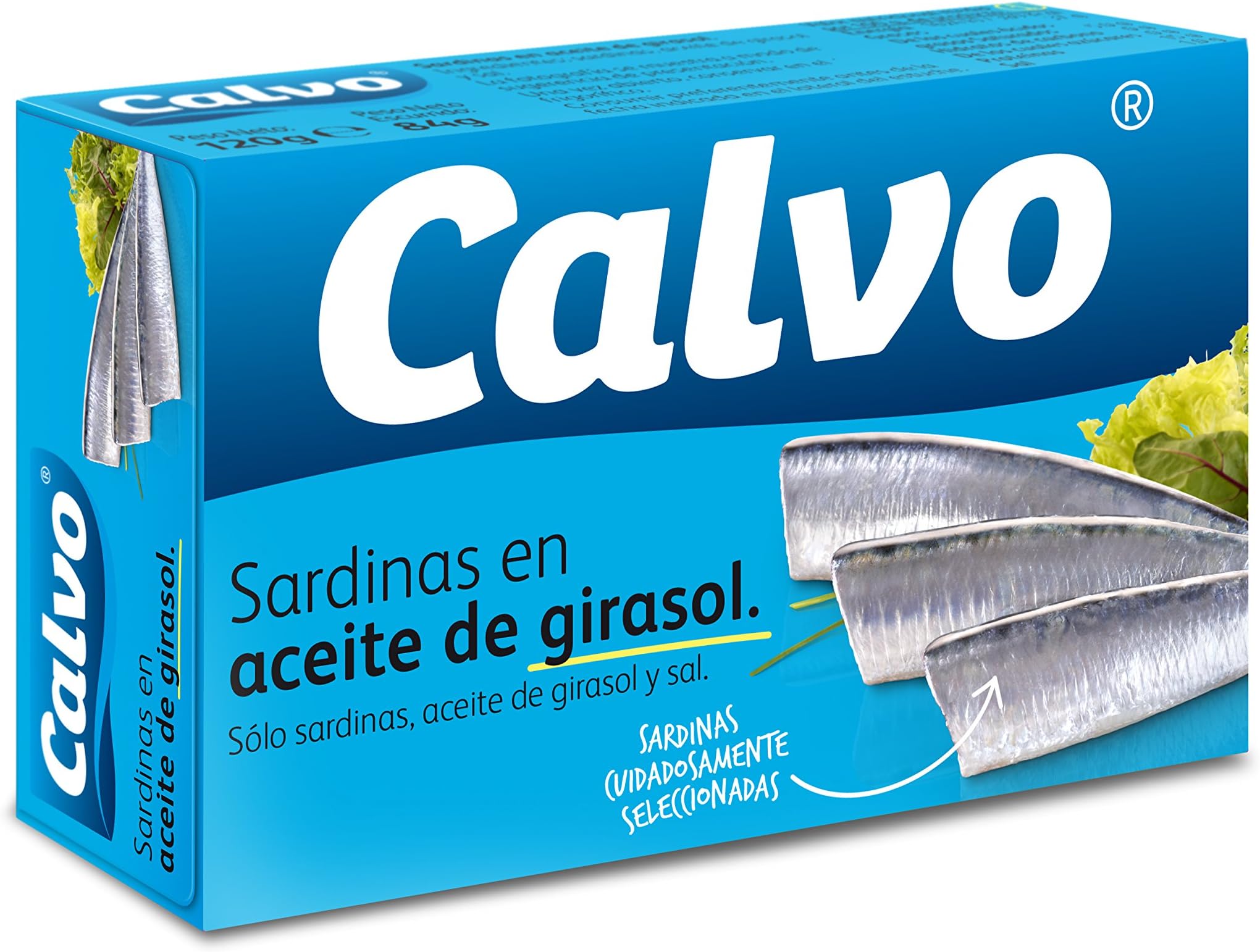 Calvo Canned Sardines in Vegetable Oil, 120g