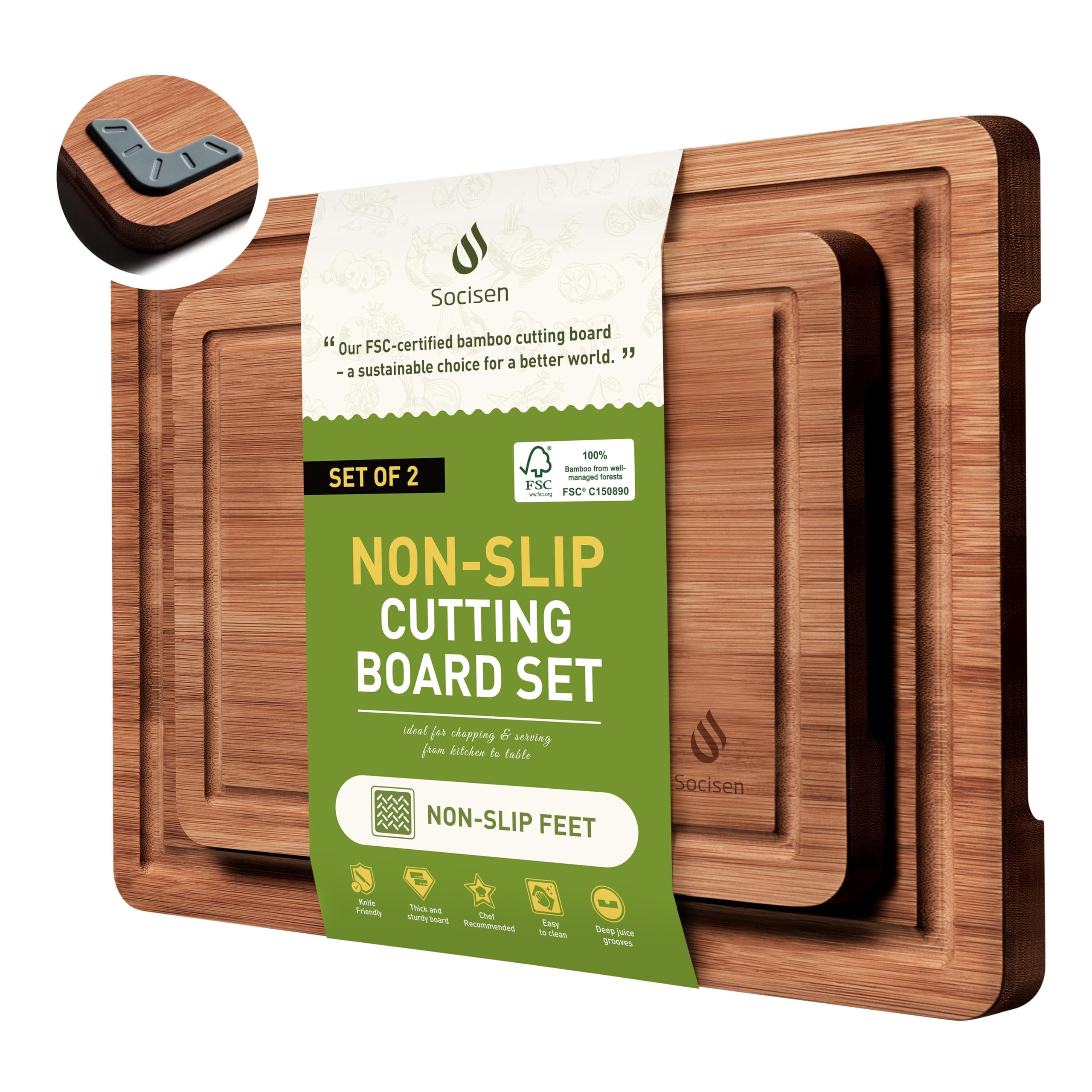 Photo 1 of Bamboo Cutting Board Set Non Slip Feet Over Sink Gifts Best Mama Mommy Bonus Busy Mom Ever Christmas Xmas Birthday Law Step Stepmom Stepmother Who Have Everything Good Unique Useful Present