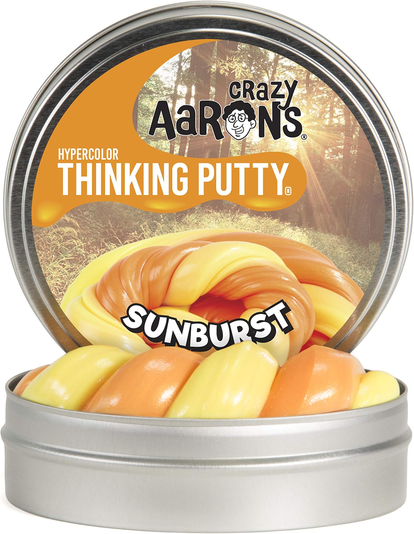 Crazy Aaron's Large Thinking Putty - Heat Sensitive Sunburst