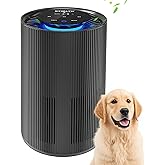 STEALTH Air Purifiers for Home Allergies Pets Hair Dander Pollen Up to 1345 Ft²/H, H13 True HEPA 3-in-1 Filter Air Cleaner, Ozone Free 24db Sleep Mode,3 Speeds Timer for Lage Room Dorm Bedroom