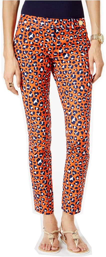 michael kors pants womens orange