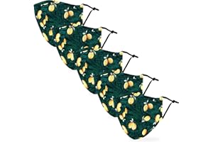 WEDDINGSTAR Bulk Adult 3-Ply Washable Cloth Face Mask Reusable and Adjustable with Filter Pocket