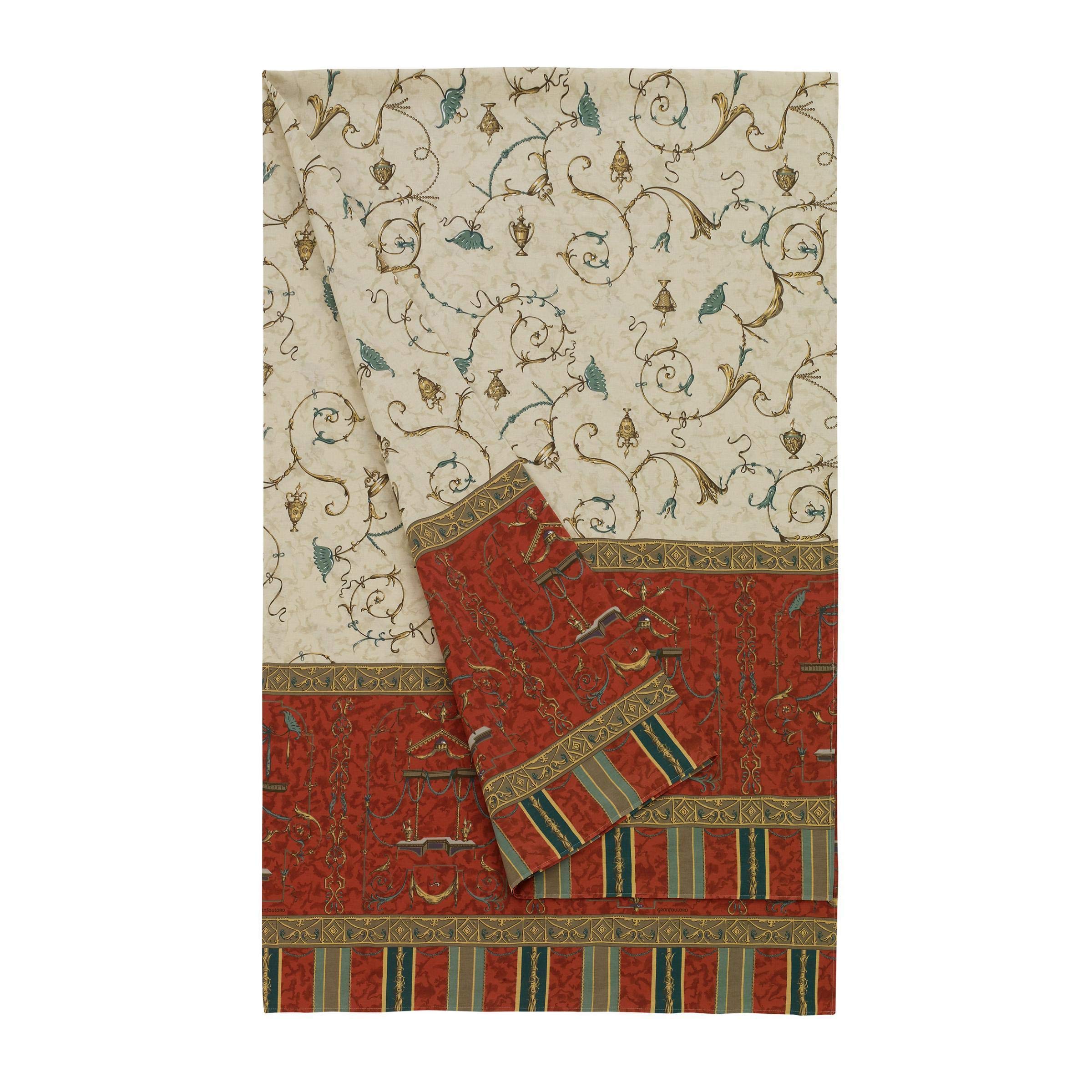 Bassetti Foulard, 100% cotton, 57 threads per cm², red, 350x270 cm