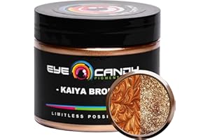 Eye Candy Premium Mica Powder Pigment Kaiya Bronze (50g) Multipurpose DIY Arts and Crafts Additive | Woodworking, Epoxy, Resi