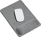SenseAGE Mouse Pad with Wrist Support Grey 270L x 185W mm