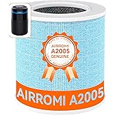 AIRROMI A2005 HEPA Air Purifier Replacement Filter, 3-In-1 Original Filter, Remove 99.97% of 0.3 Micron Particle 1 Pack White (Blue)