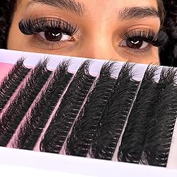 Fluffy Eyelash Extension Kit Thick Cluster Lashes