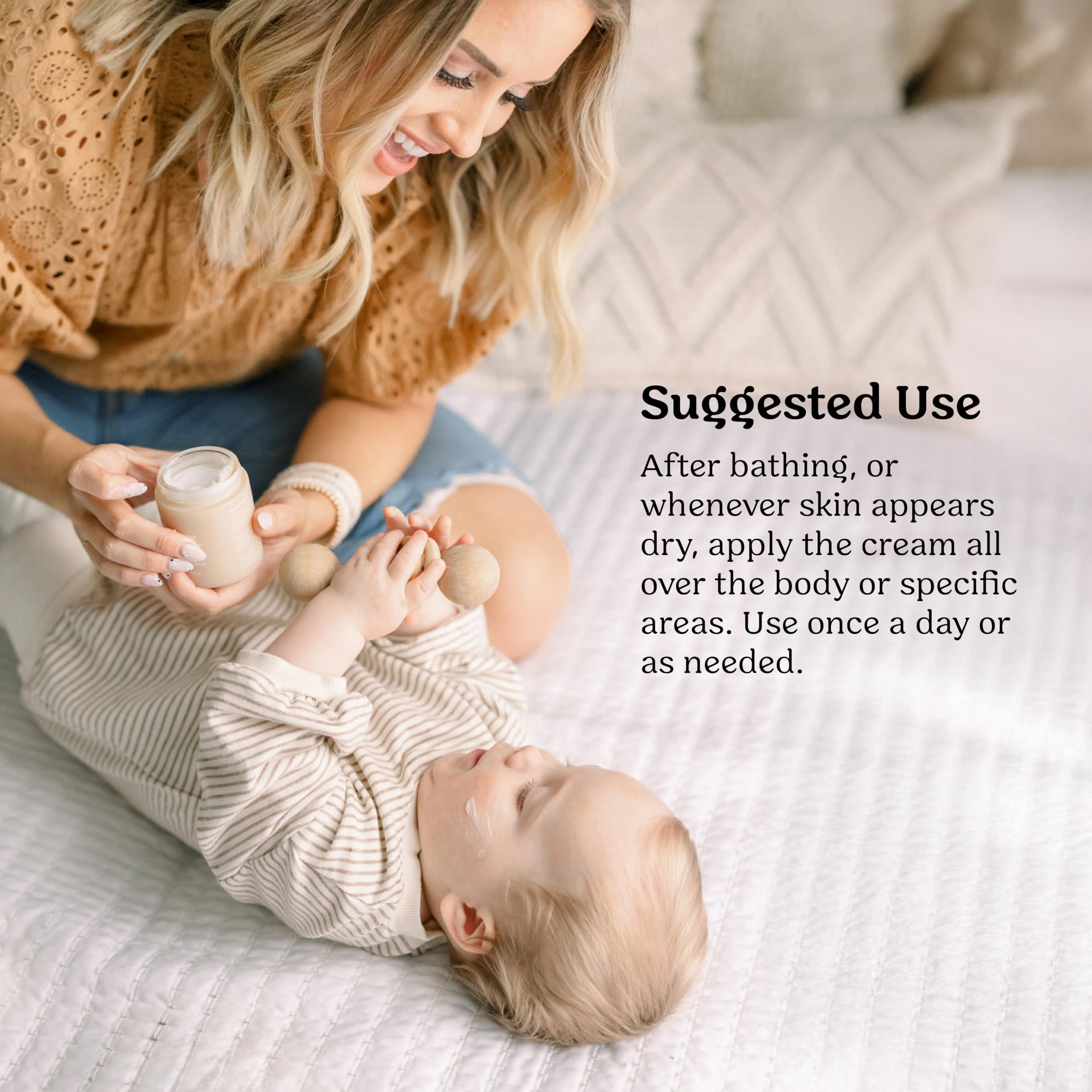 Roe Wellness- Baby Cream Lotion Ointment EWG Verified Non-Toxic Ingredients | Full Body Biome Barrier | Dry Skin, Itch Relief, Moisturizing, All Over Ointment | Toddlers & Kids