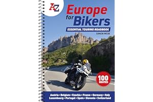 A -Z Europe for Bikers: 100 scenic routes around Europe