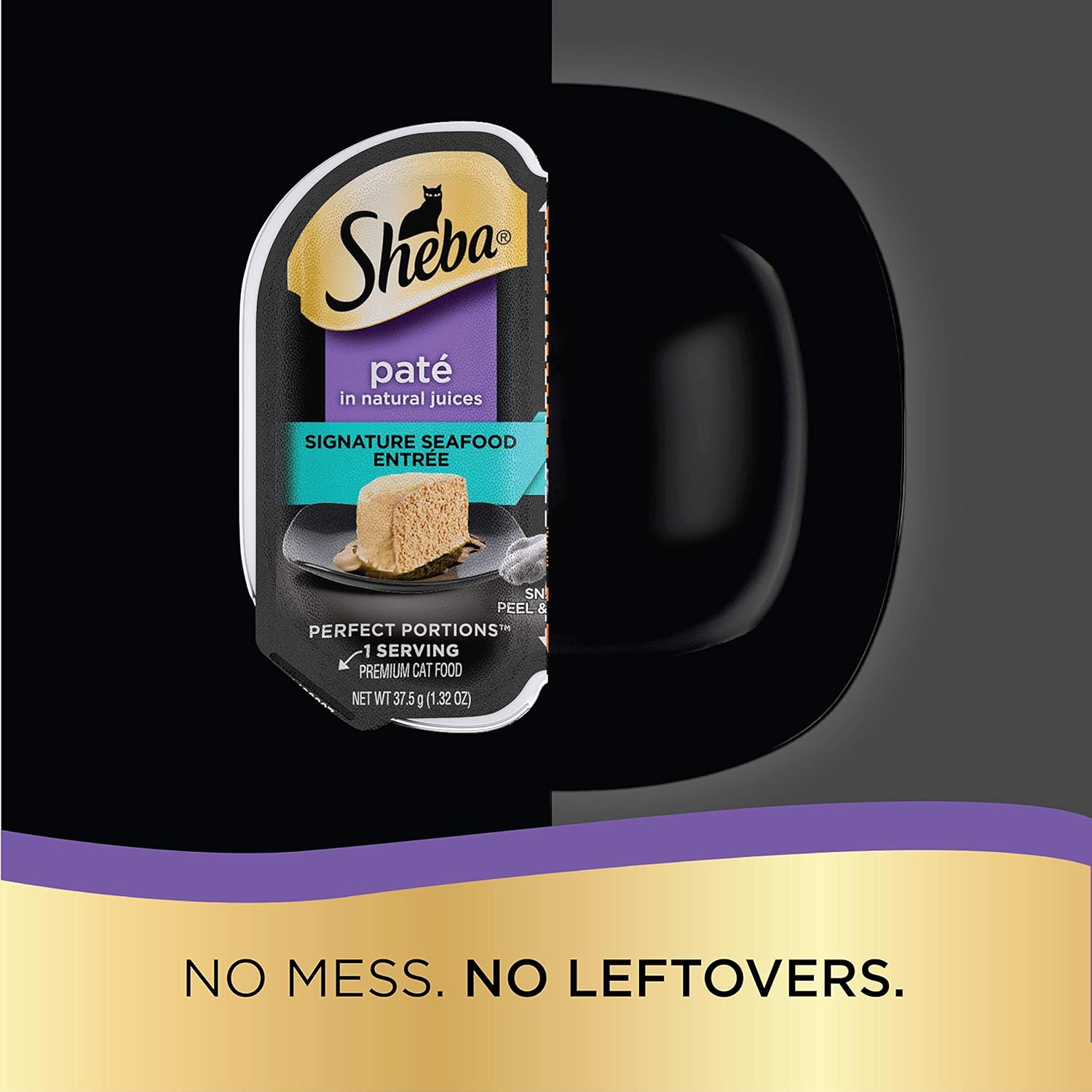 SHEBA PERFECT PORTIONS Soft Wet Cat Food Paté in Natural Juices Signature Seafood Entrée, Delicate Salmon Entrée, & Tender Whitefish & Tuna Entrée Variety Pack 2.6 Oz. (24 Twin Packs) : Pet Supplies