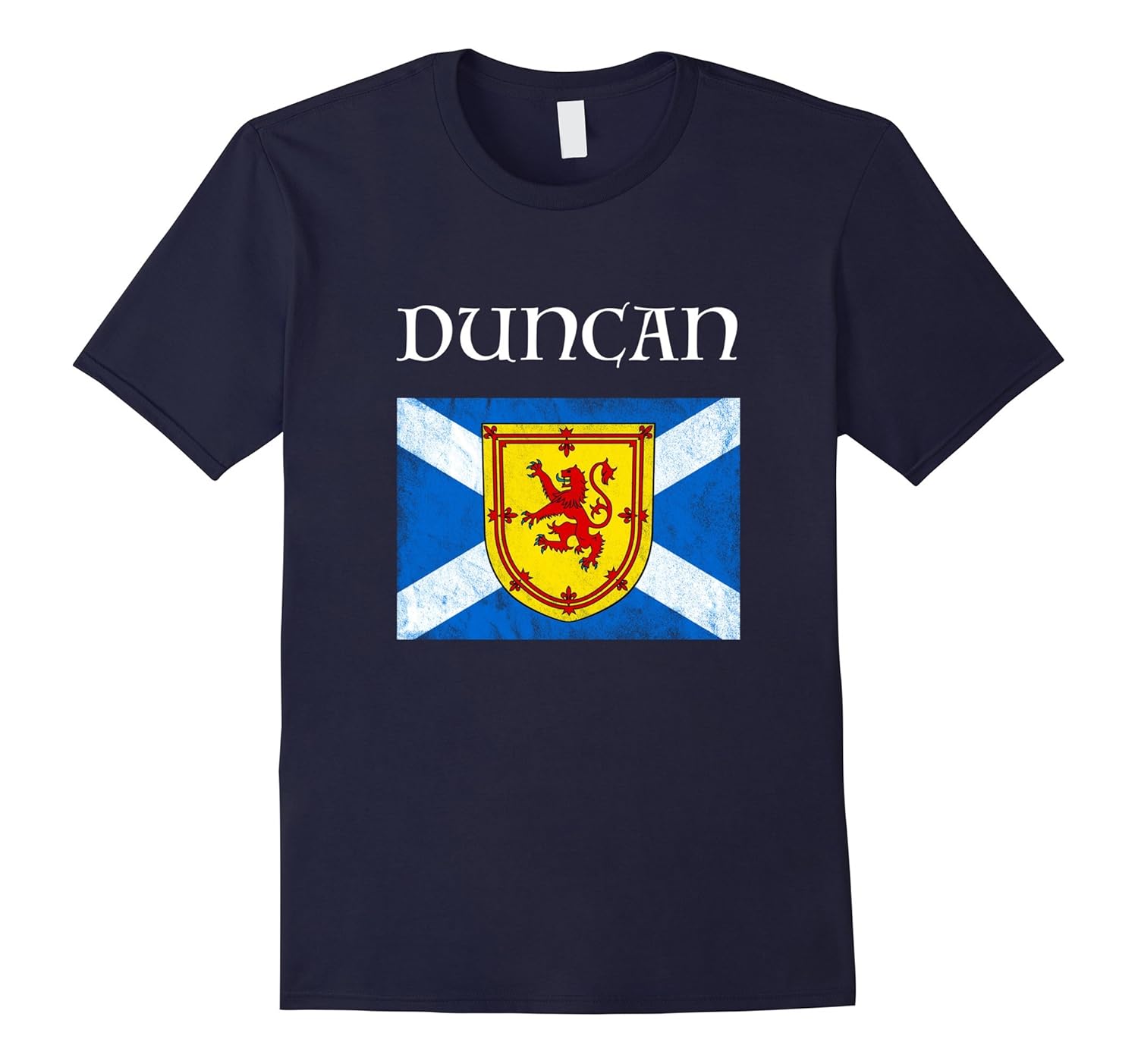 Scottish Clan Duncan T Shirt Coat Arms Lion Rampant Flag-TH