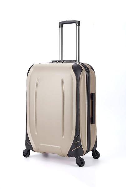 Hartschalenkoffer mit Seitlichen Protektoren, Serie Tokyo, Reisegepäck Koffer, mit 4 Rollen, TSA Schloss, in Mehreren Farben 