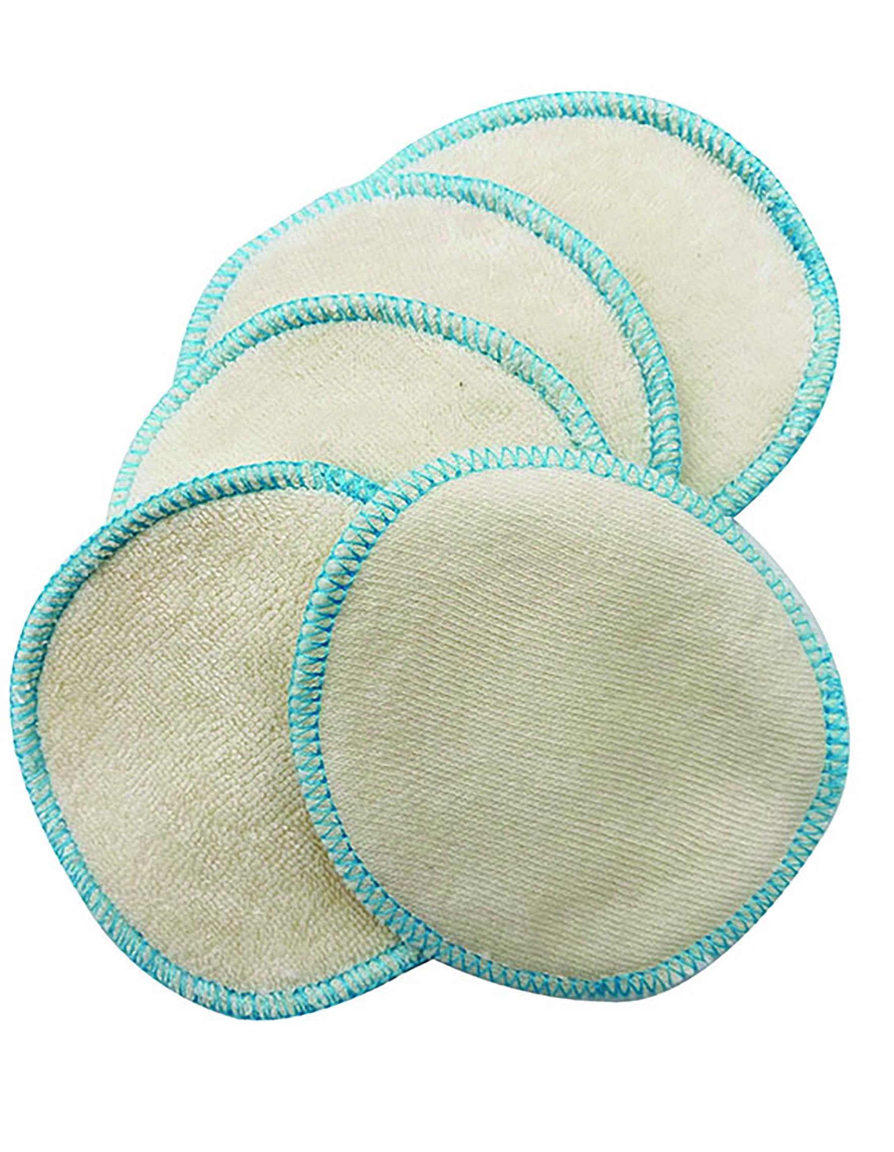 Small Organic Cotton Make-Up Remover Wipes, Pack of 5