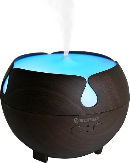 Amazon Sofer ソフェル アロマディフューザー 木目調 600ml 超音波