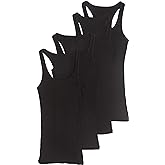 Zenana Outfitters 4 Pack Womens Basic Ribbed Racerback Tank Top
