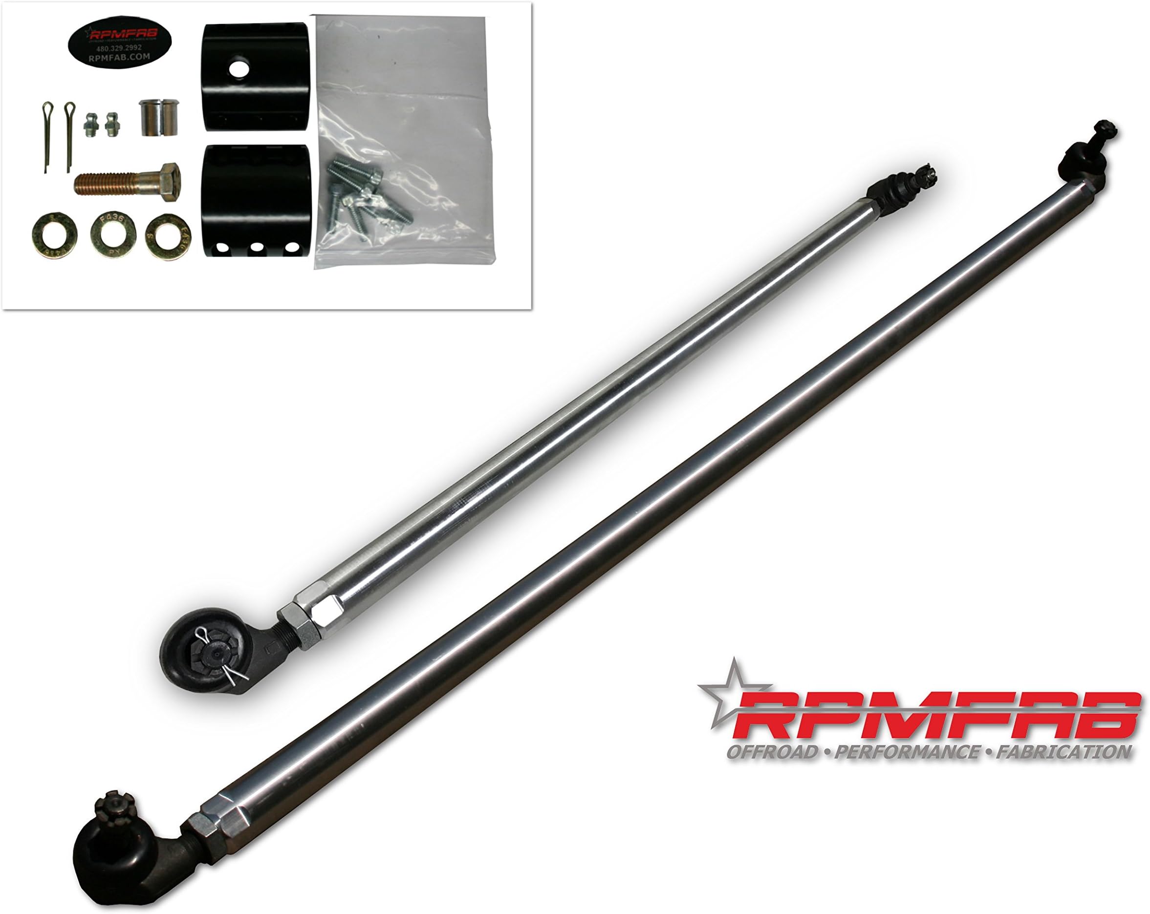 RPMFAB Heavy Duty Aluminum Steering Kit (Factory Location Under Knuckle) for Jeep JK/JKU
