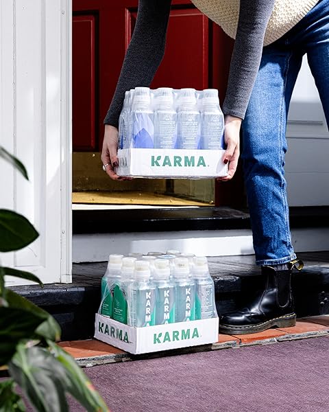 KARMA ENERGY DRINK Â€“ 12 PACK, BLUEBERRY WATERMELON CAFFEINATED WATER WITH COGNIZIN® NOOTROPICS, VITAMINS & IMMUNE SUPPORT, LOW CALORIE