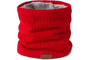 NovForth Winter Neck Warmer Men Ski, Neck Gaiter Face Scarf Women, Fleece Scarf for Men Gaiter Mask, Thick Windproof Scarves