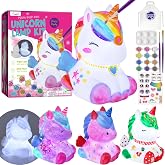 Paint Your Own Unicorn Lamp Kit, Crafts for Kids Ages 6-12, Gifts for Girls | Unicorn painting kit with 3D night light, Arts and crafts, Birthday Christmas Halloween gifts for girls ages 6 7 8 9 10 11 12