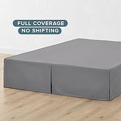 Bare Home Kids Twin Bed Skirt - 15-Inch Tailored