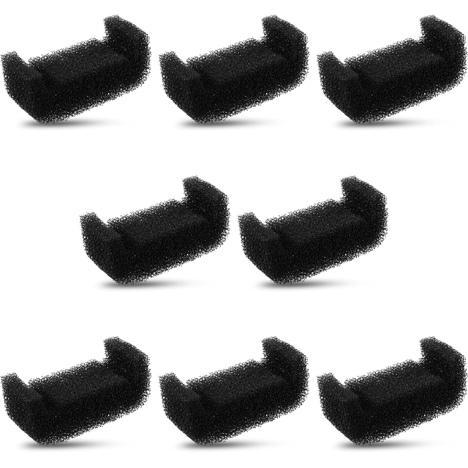 Outus Sponge Filter for Cat Water Fountain Replacement Pet Drinking Sponge Foam Filter for Pet Dog Fountain (8 Pieces)