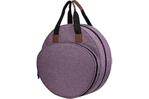 Portable Embroidery Storage Bag Fashionable Project Kits Carrying with Handle