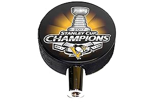 2017 Pittsburgh Penguins Stanley Cup Champions Hockey Puck Beer Tap Handle