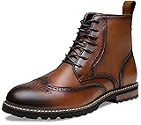 Jousen Boots for Men Retro Fashion Casual Dress