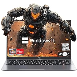 KAIGERR 2025 Gaming Laptop, Laptop with AMD Ryzen 7