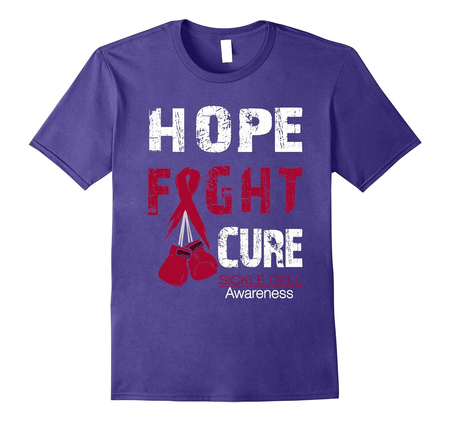 Hope Fight Cure SICKLE CELL awareness t-shirt-ANZ