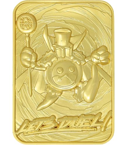 Yu-Gi-Oh! Limited Edition 24k Gold Plated Metal Card