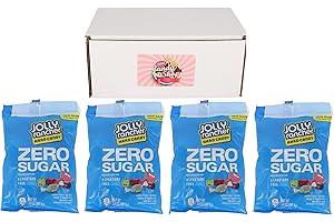 SECRET CANDY SHOP SCS Jolly Rancher Zero Sugar Free Hard Candy 3.6 oz Bag (Pack of 4)