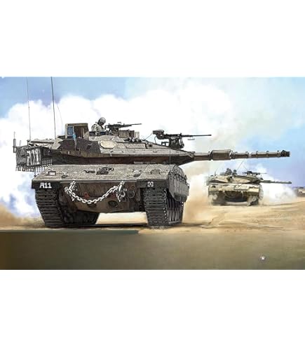 Amazon.com: 1/35 Merkava Mk.IID Mk 2D 13286 - Plastic Model Kits