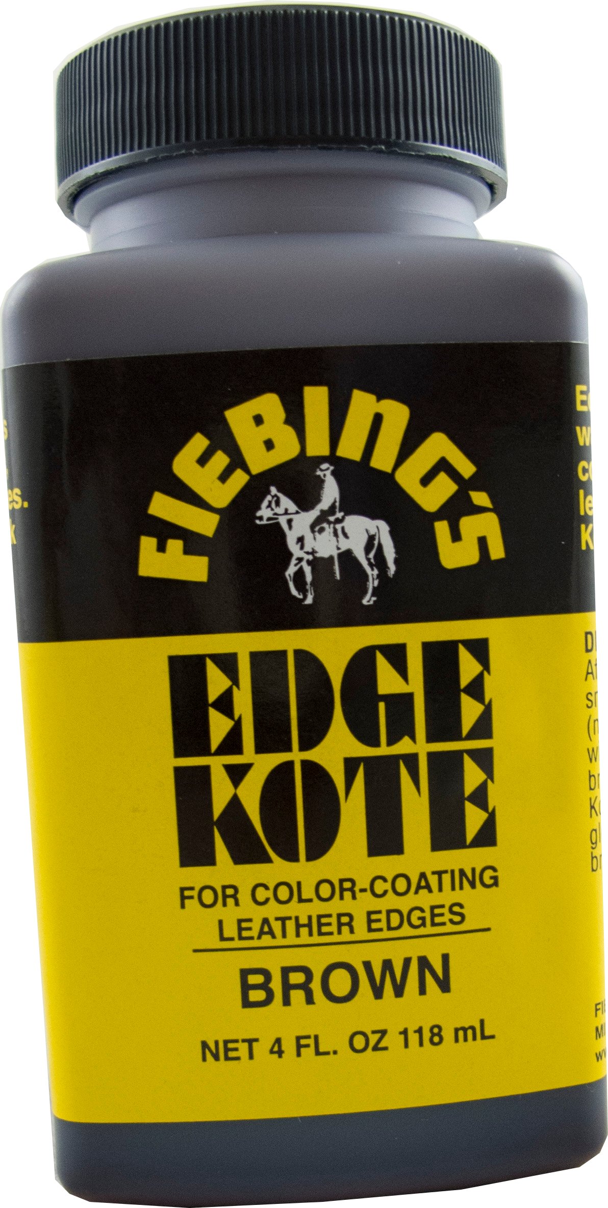 Fiebings Edge Kote Brown 4oz For ColorCoating Leather Edges Free Shipping eBay