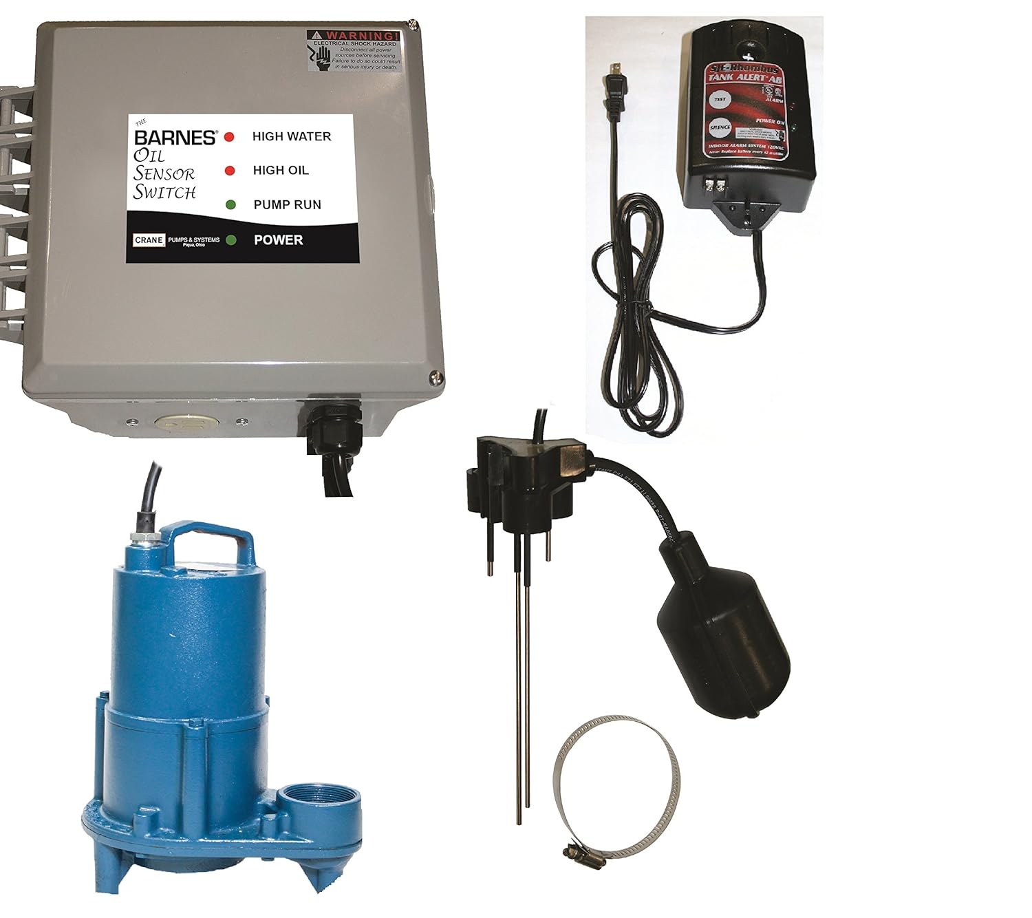 Barnes 135784 Boss Series Oil Sensor Switch With Sp50x Effluent