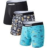 SEPARATEC Valentines Day Underwear For Men Dual Pouch Boxer Briefs Soft & Moisture Wicking Rayon From Bamboo Underwear men