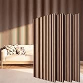 TONOR Wood Slatwall Panels, 4 Pack 47.2" x 23.6"/ 120 x60cm(31ft²) Acoustic Wall Panels, Wood Slat Acoustic Panels for Noise