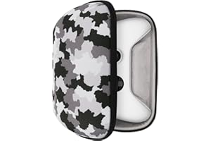 GEEKRIA Gaming Controller Case Compatible with Sony PlayStation 5 DualSense/Playstation 4 Dual Shock 4/Playstation 3 Dualshock 3, PS5/PS4/PS3 Gaming Accessories Storage Carrying Bag (Camouflage)