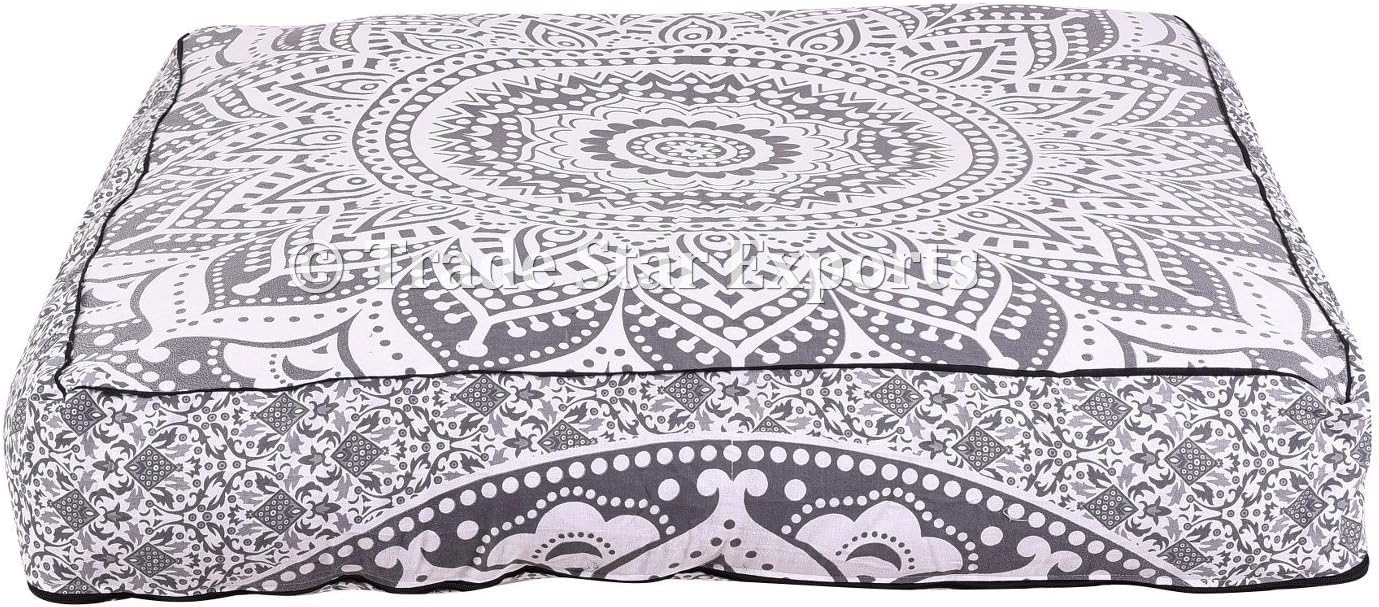 Best floor pillow square ottoman