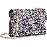 BBTT.ful Shoulder Bags Crossbody Bag Purses Handbags Crystals Rhinestone Evening Bag for Women Clutch Purse with Chain