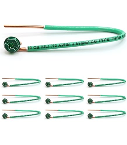 Gardner Bender GGP-1282N Stranded Electrical Grounding Pigtail, 8