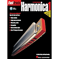 FastTrack Harmonica Method - Book 1: for Diatonic Harmonica (Fast Track (Hal Leonard)) book cover