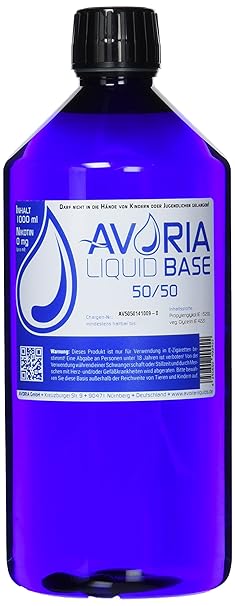 Avoria Deutsche Liquid Basen  1000 ml VPG (50/50), 1er Pack (1 x 1 l)