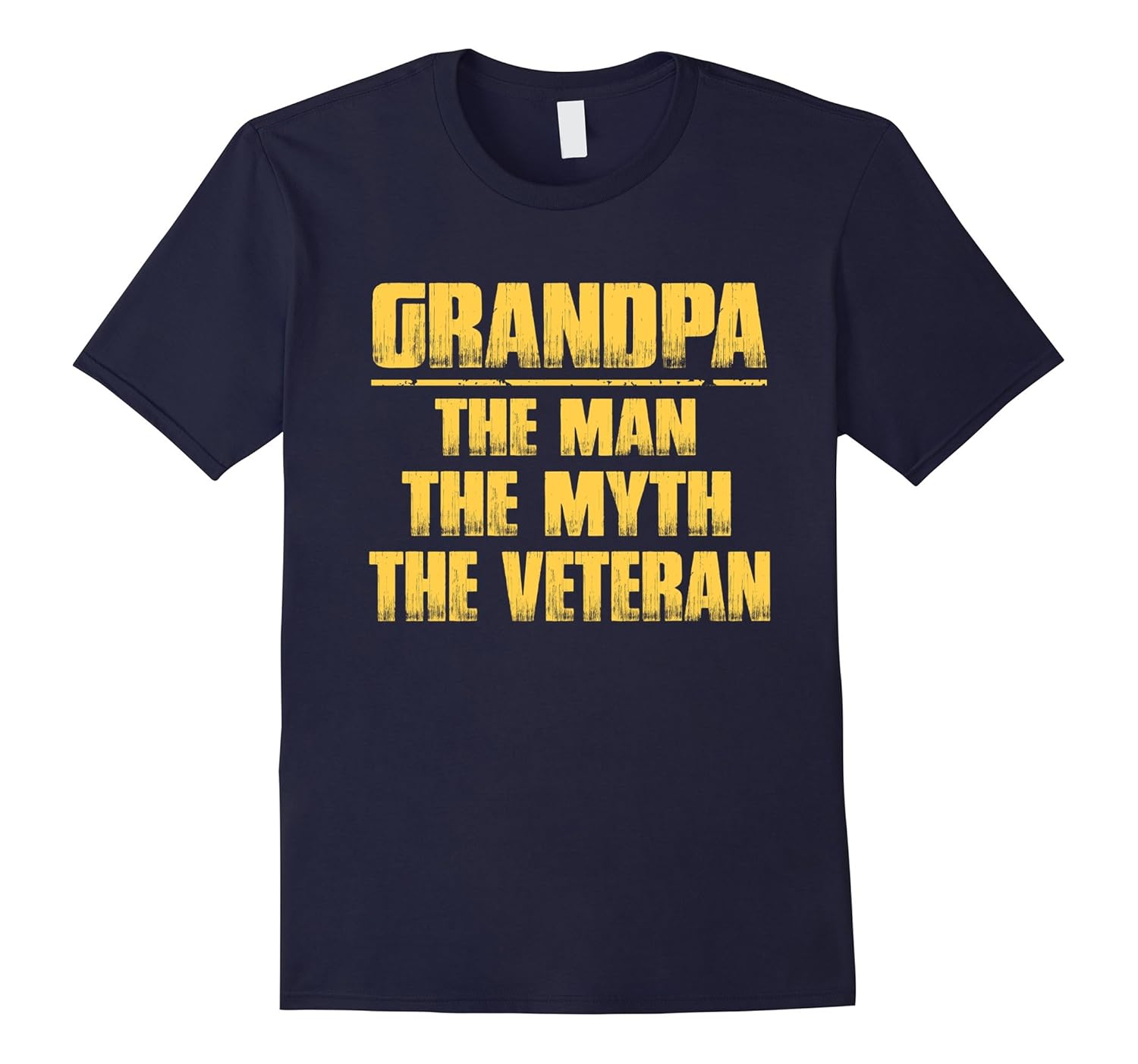 Mens Grandpa The Man The Myth The Veteran Shirt Veteran Day Gift-Rose