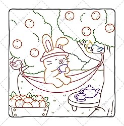 Little Moments: Color By Line Coloring Book for