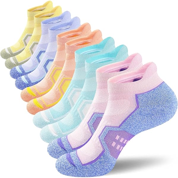 Chaussettes De Course Femme – Lot 3 Paires Anti-ampoules, Respirantes, Rembourrées, Taille 37-40