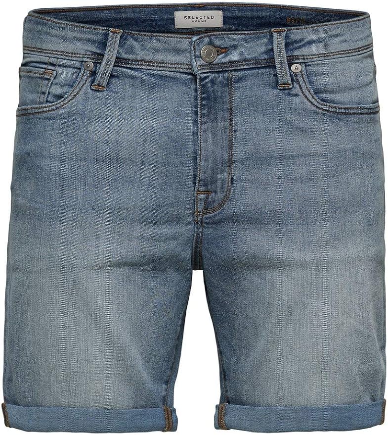 Selected Men's Denim Shorts Amazon.co.uk Clothing