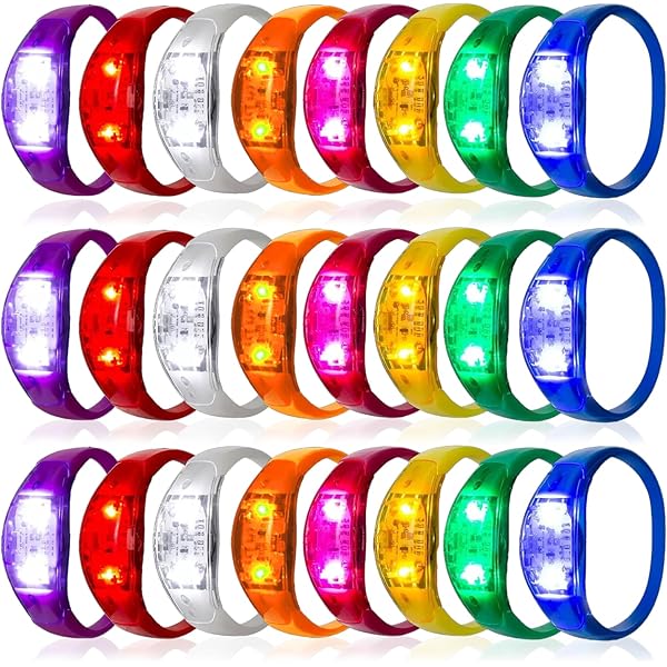 Amazon.com: Voice Activated Sound Control LED Flashing Bracelet